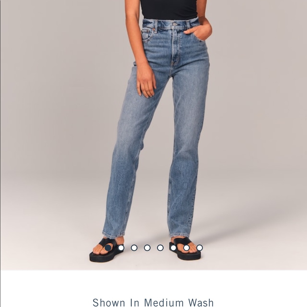 Abercrombie & Fitch 90s High Rise Straight